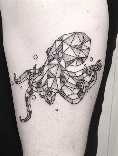 geometric octopus tattoo|Octopus Tattoo Design and Meaning – 95 Ideas